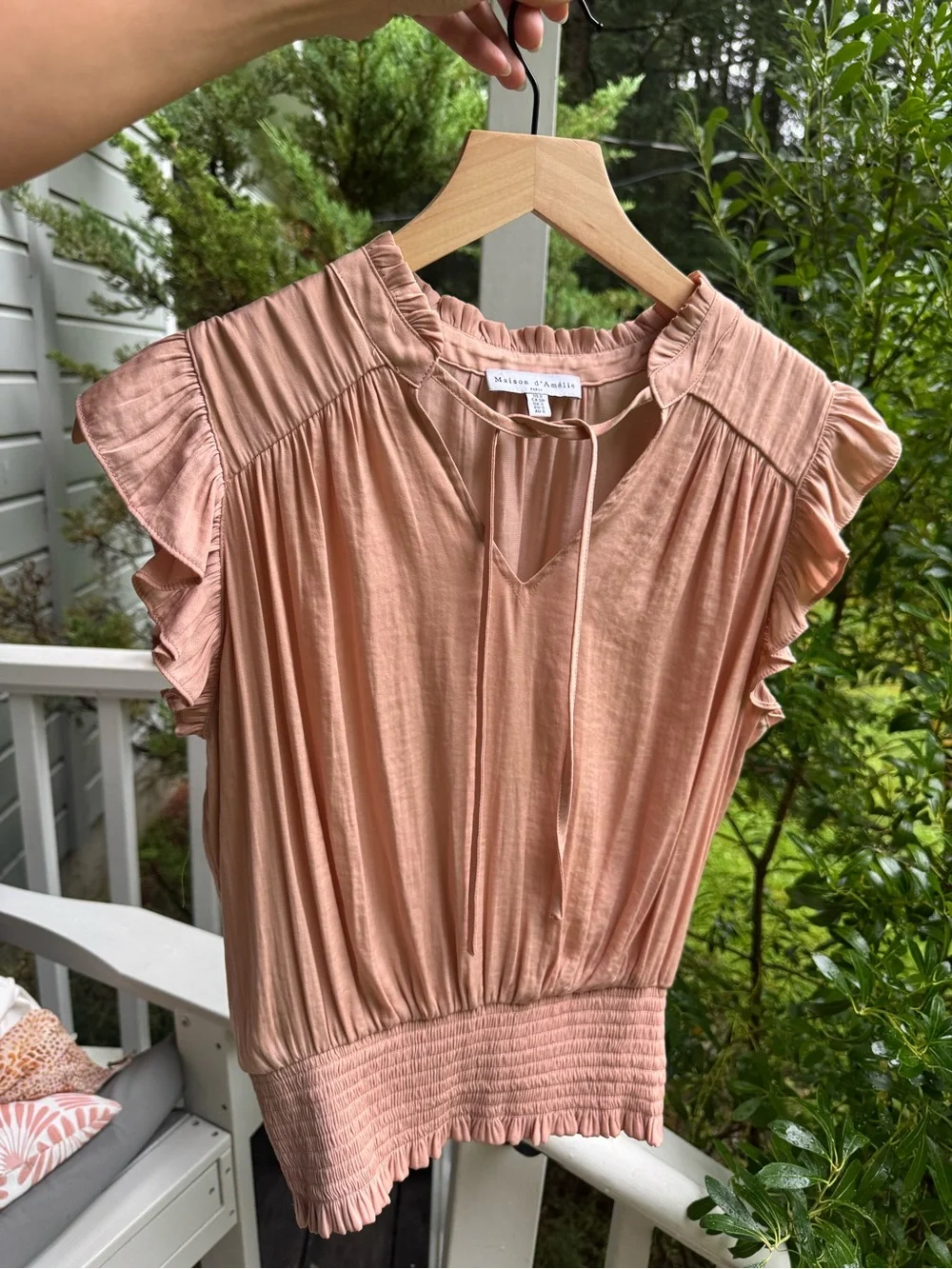 Maison d’Amélie Ruffled Detailed Blouse